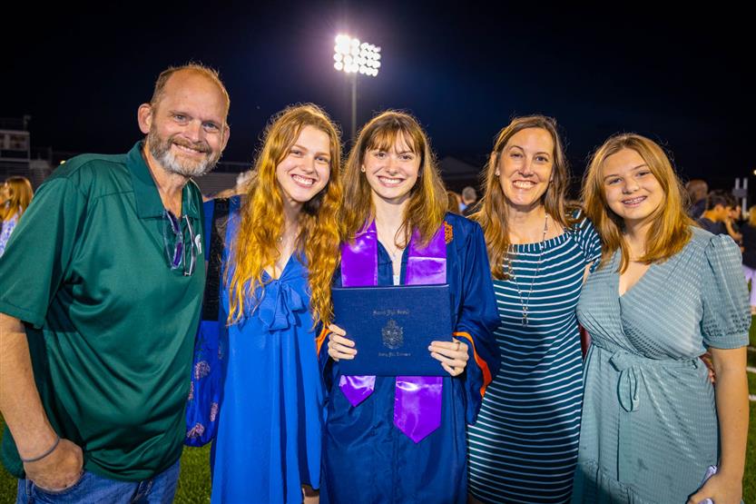 Students celebrate graduating